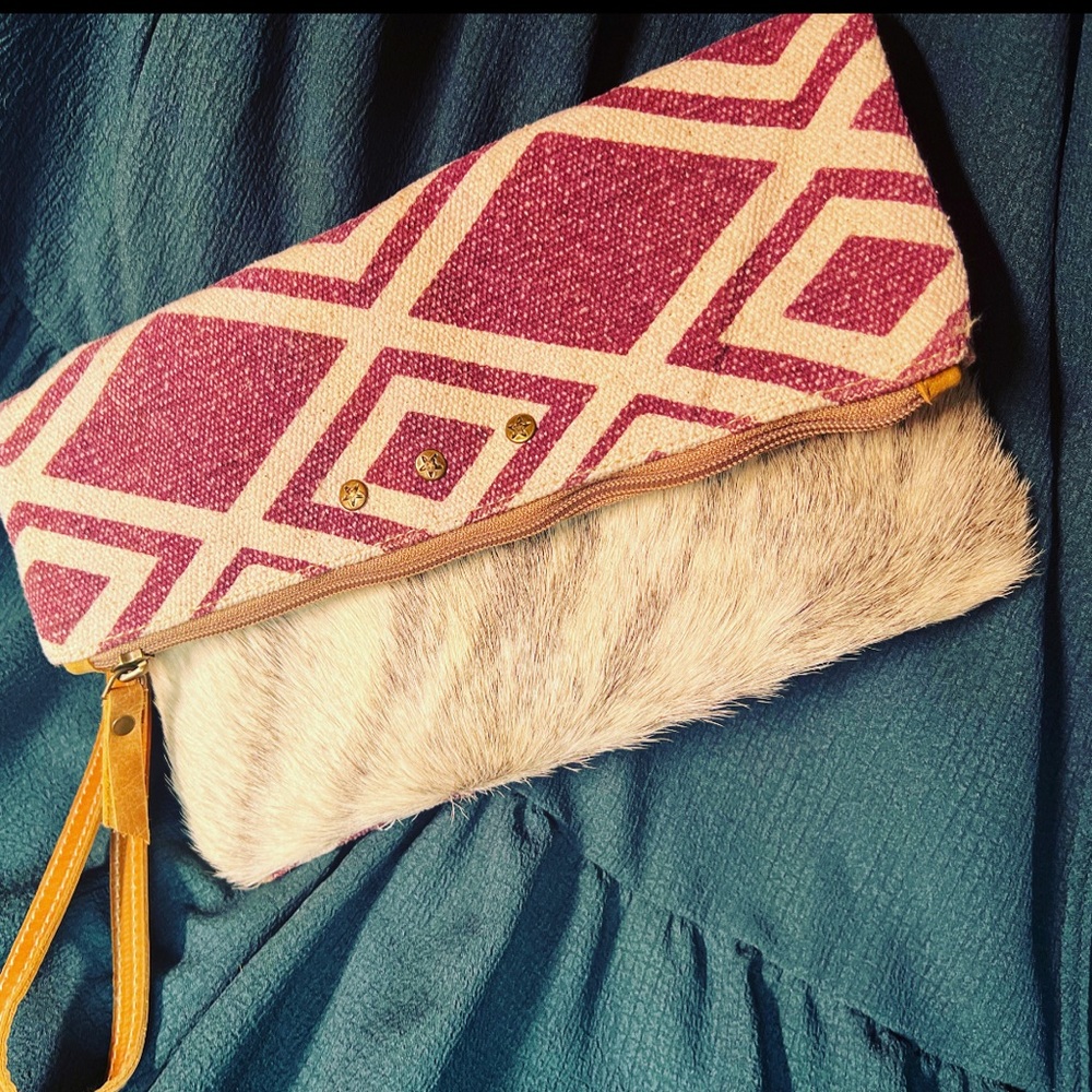 Genuine Leather Clutch